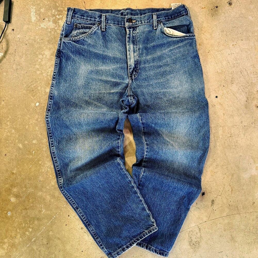 VTG Dickies Jeans Mens 36x30 Relaxed Fit Workwear Carpenter Pants baggy cotton